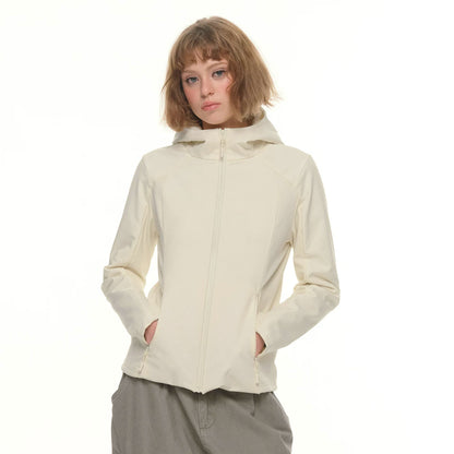 Show off the small waist, three-proof splicing short down jacket women's winter slim-fit warm jacket