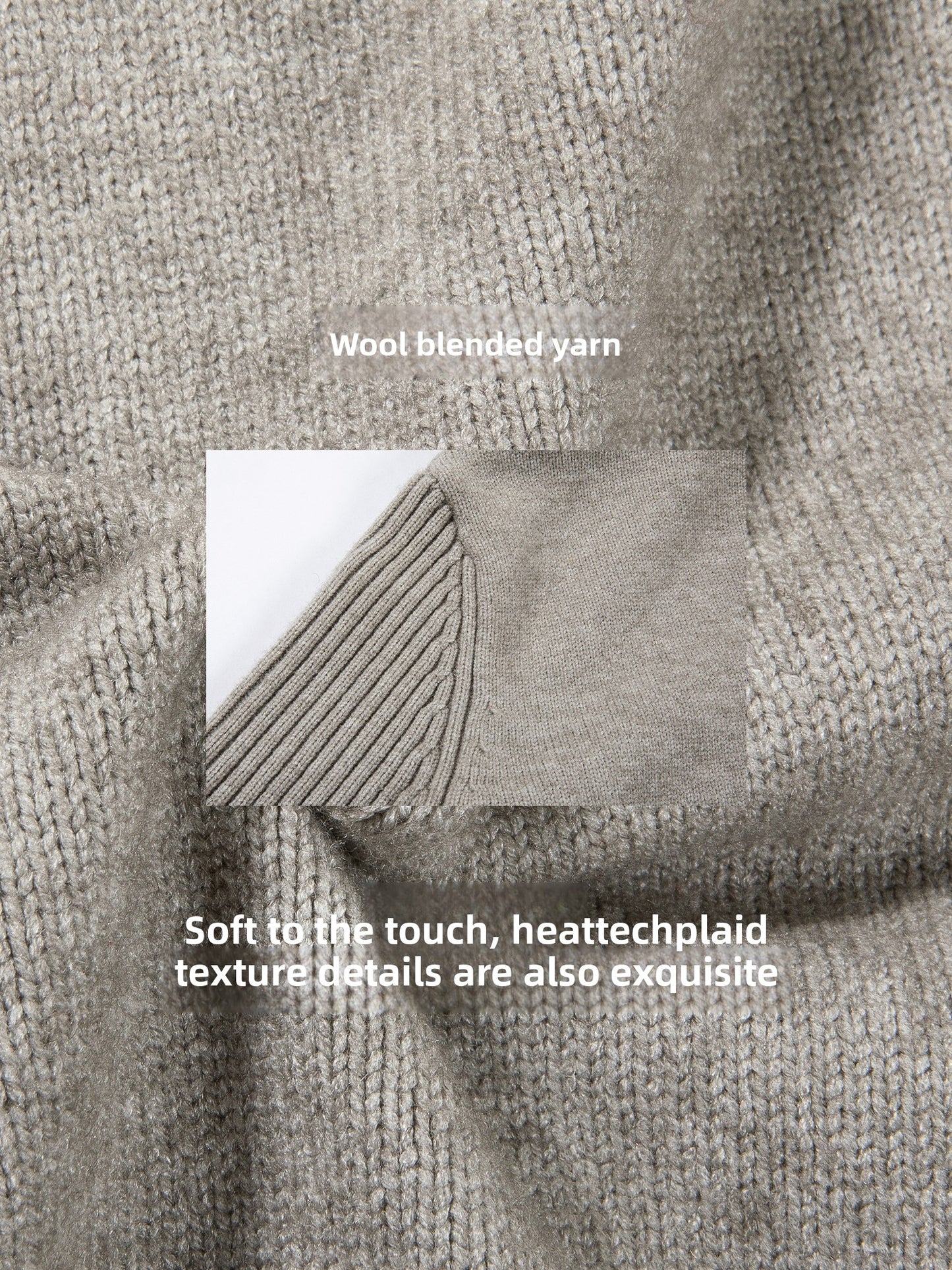 Gray knitted jacket women's short winter new slim-fitting and thin long-sleeved top with cardigan