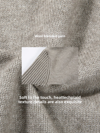 Gray knitted jacket women's short winter new slim-fitting and thin long-sleeved top with cardigan