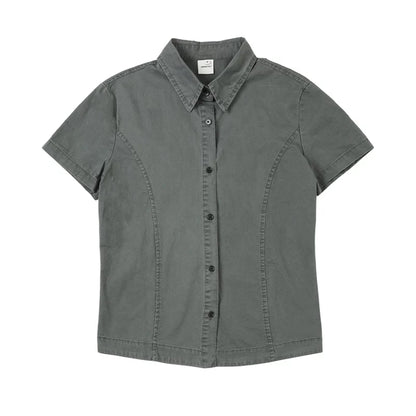 Washed Slim Shirt - Retro