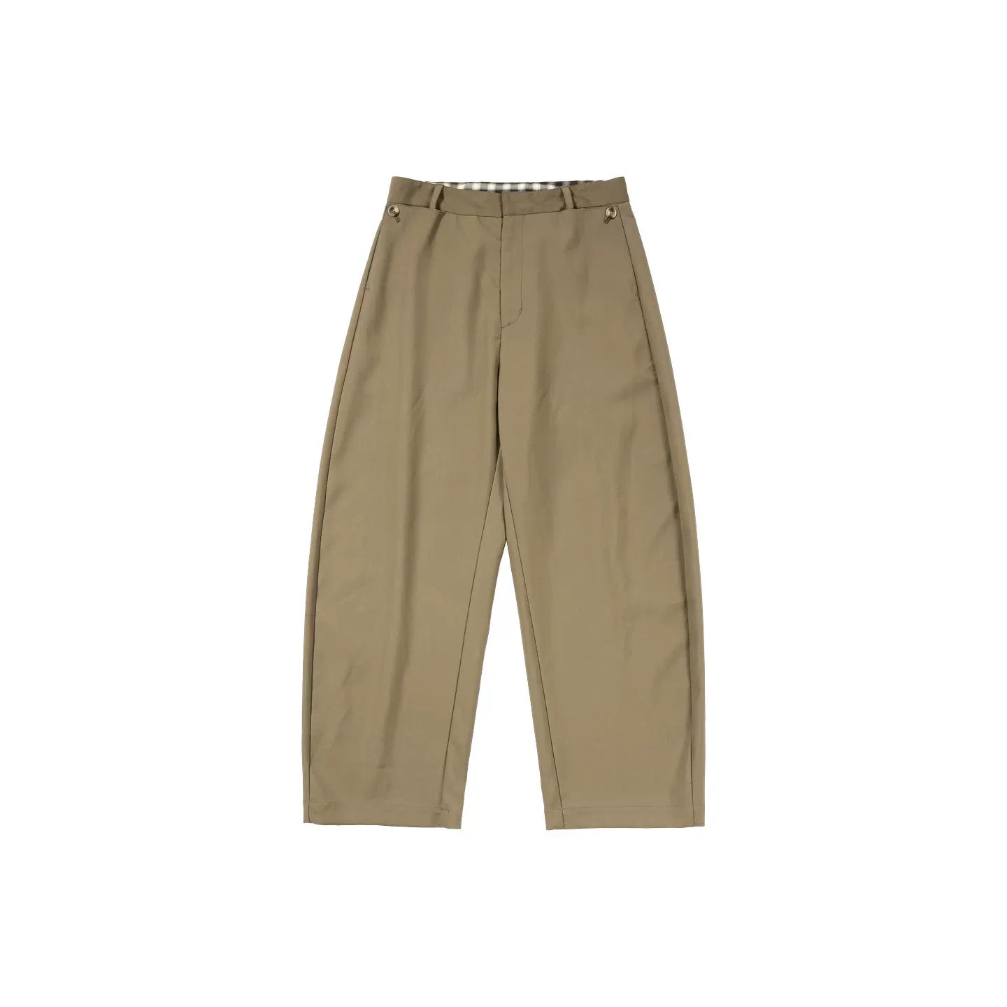 American Premium Pendant Standing Cut Woven Scimitar Pants Women's Wide Leg Casual Pants