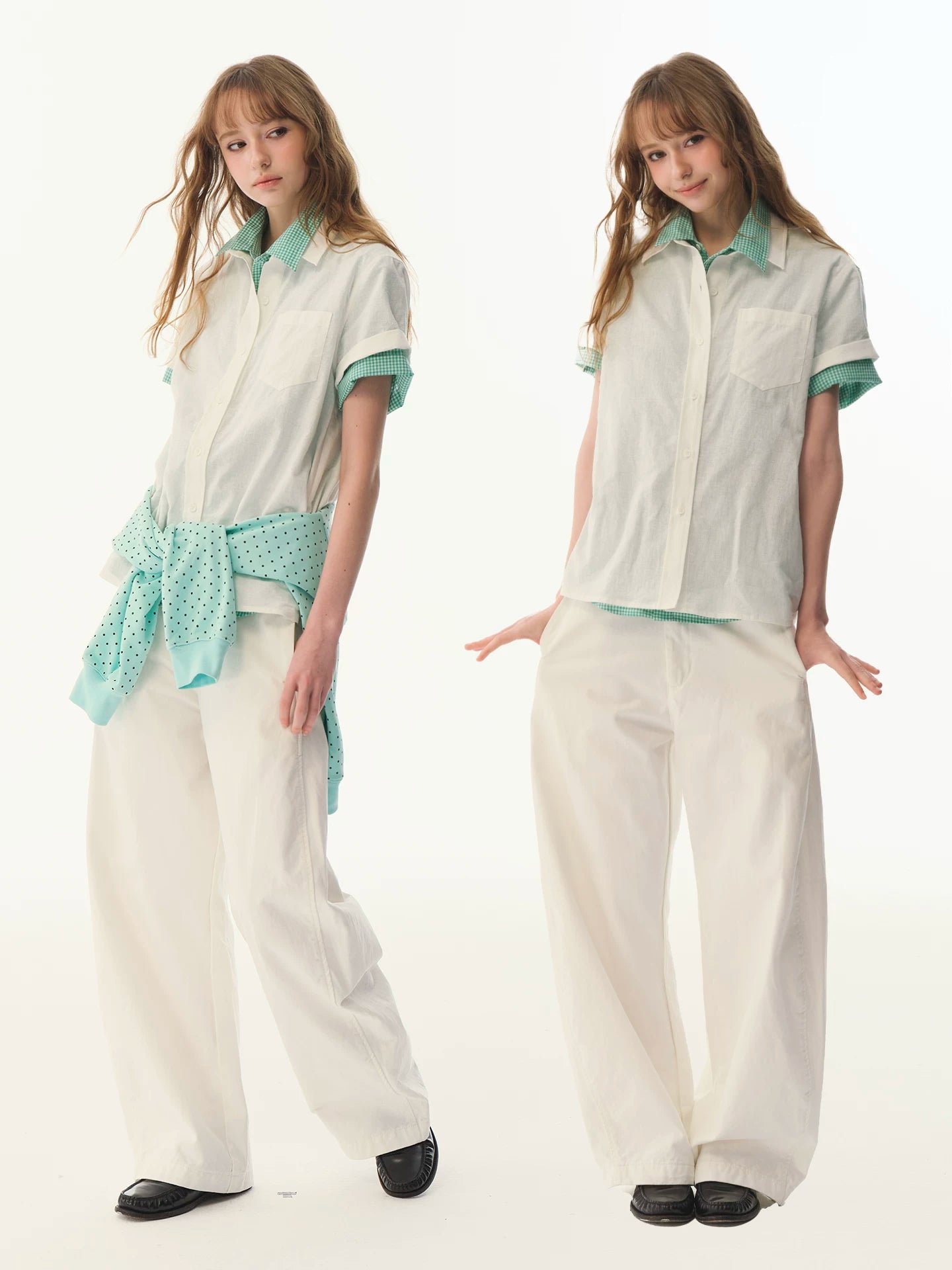 Ramie Loose Shirt - Natural