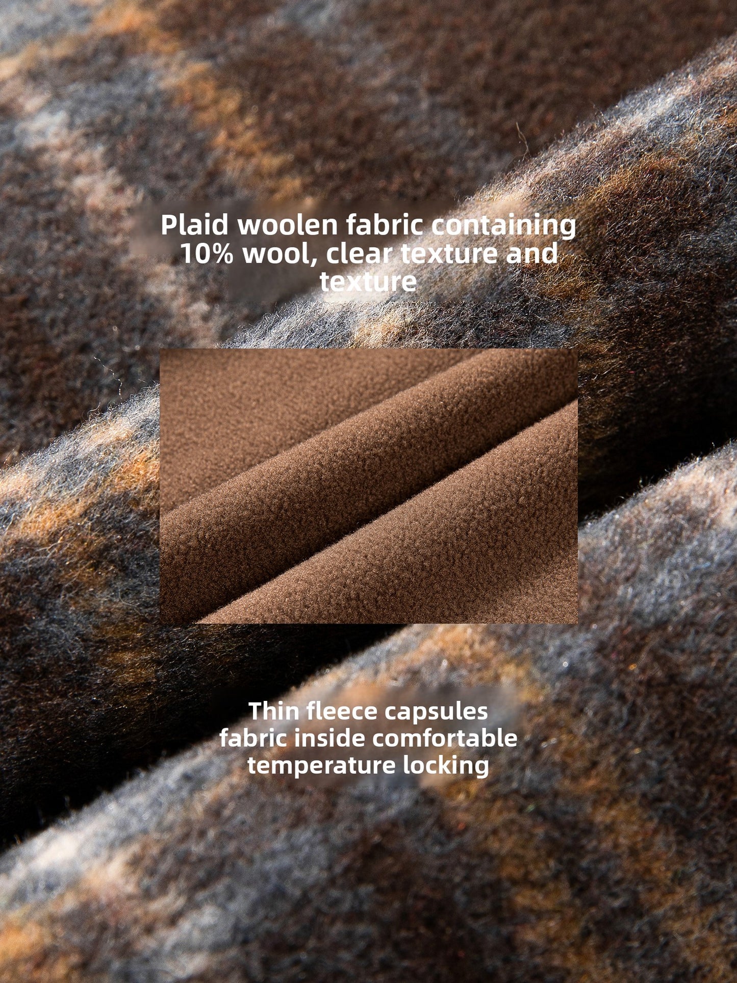 American retro short plaid cotton clothes women's spring and autumn fleece thickened warm tight cotton coat