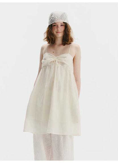 Lace-Up Tube Dress - Holiday