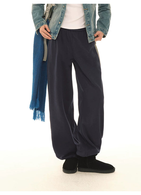 Corset-Waist Knit Sweatpants