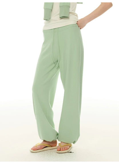 Zip Sweater & Pants Set - Green