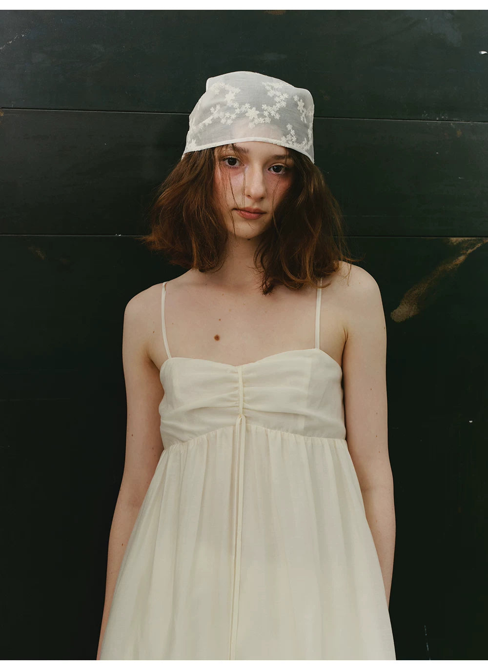 Lace-Up Tube Dress - Holiday