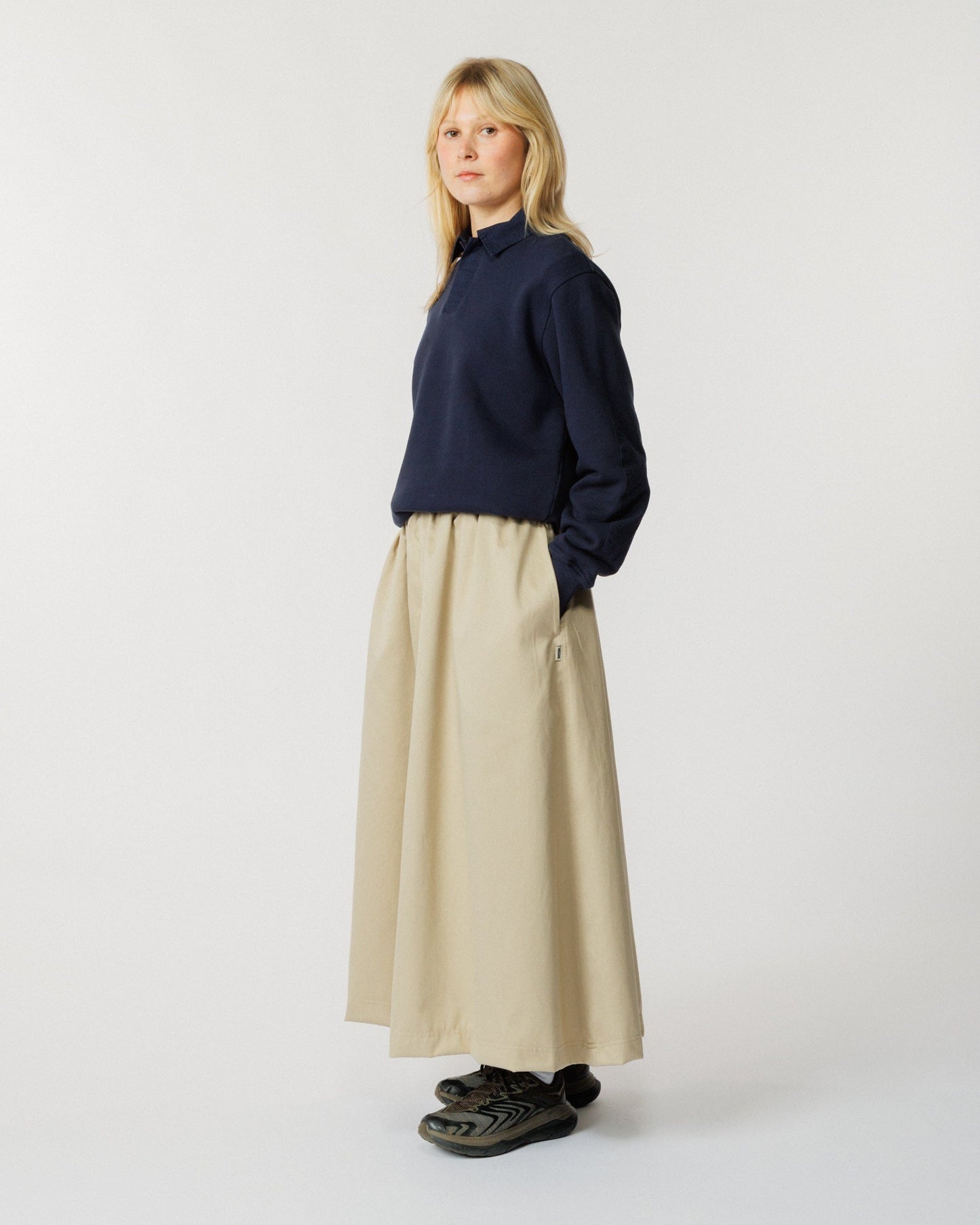 Moleskin Ayla Skirt - Ecru
