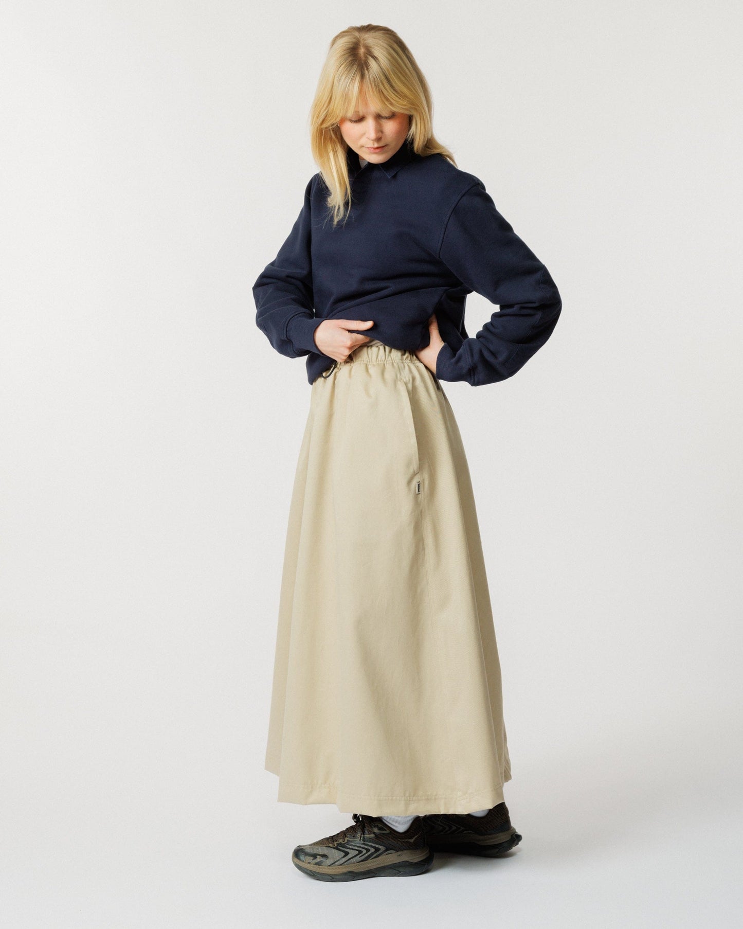 Moleskin Ayla Skirt - Ecru